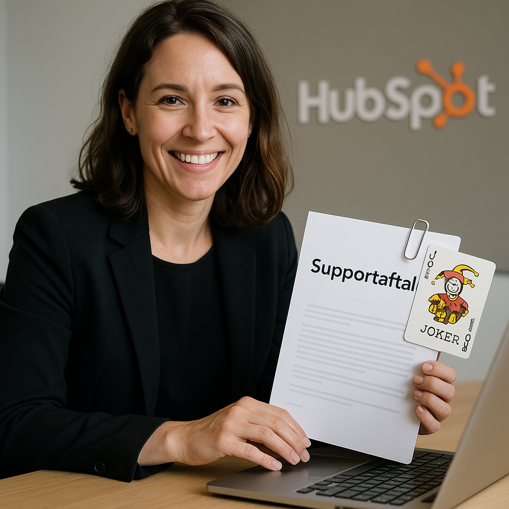 supportaftale hubspot joker  kvindelig